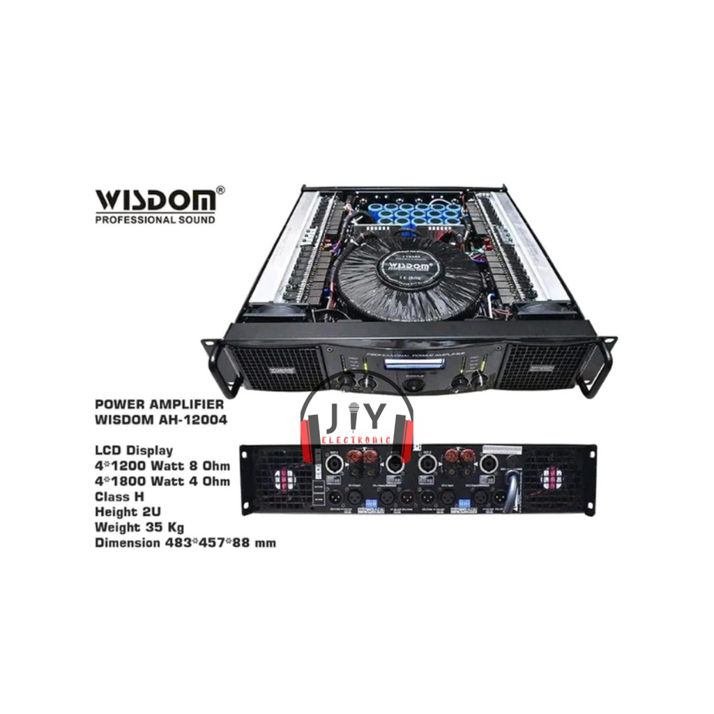 Power Wisdom 2 Channel Class H AH-12004 AH12004 AH 12004