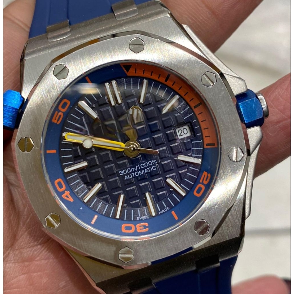 BARU Jam tangan pria Dive Diver rubber automatic