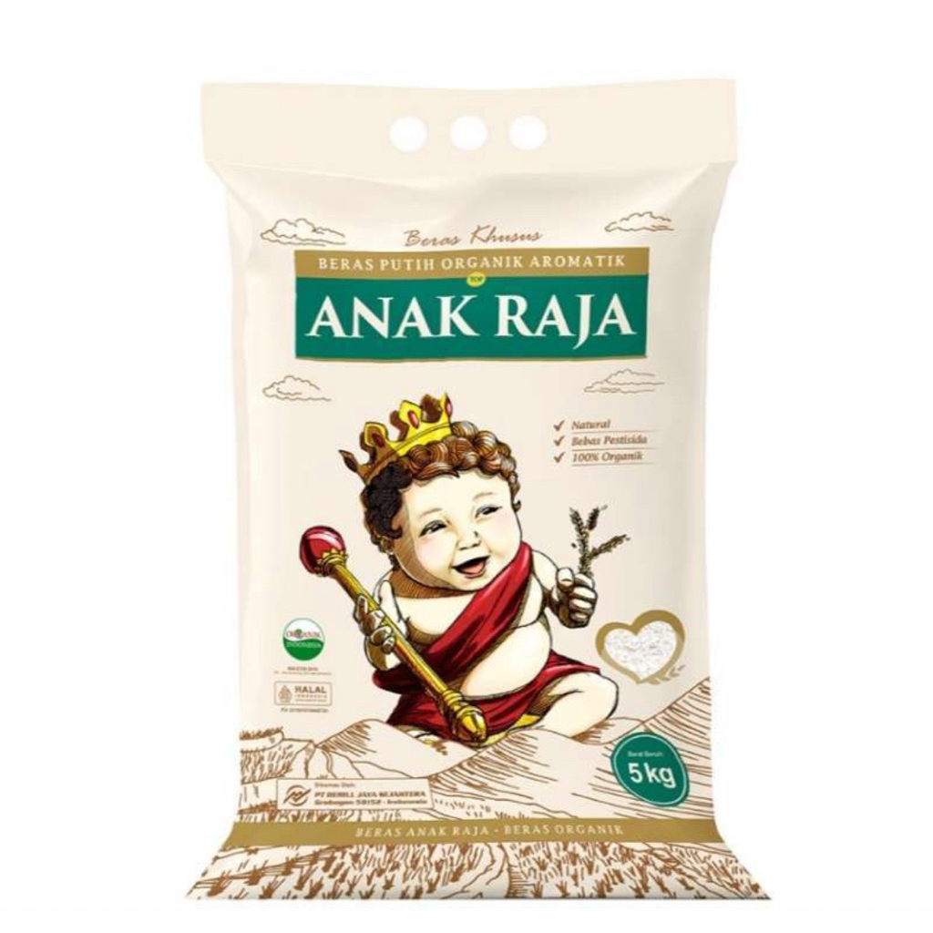 

Beras ORGANIK AROMATIK ANAK RAJA 5kg