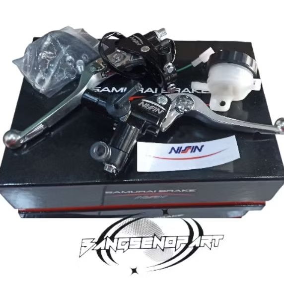 MASTER REM NISSIN AXIAL BLACK SET HANDLE KOPLING PNP RX KING NINJA TIGER CB FIZR UNIVERSAL