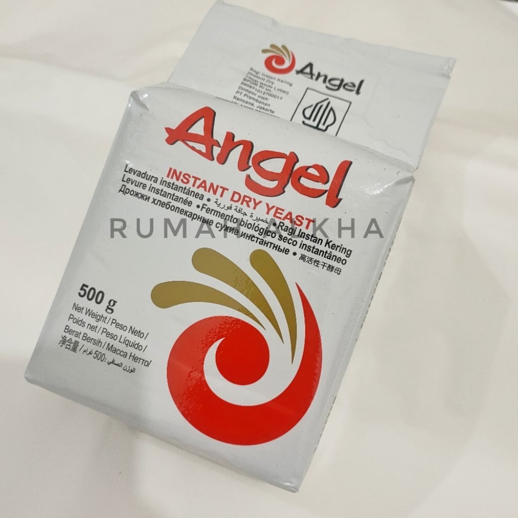 Angel Ragi Instan - Ragi Instan Angel Putih - Untuk Donat - Ragi Roti Manis - Instan Dry Yeast - Rag