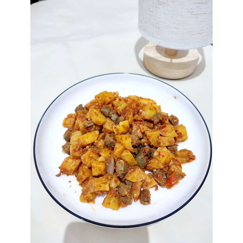 Sambal Goreng Kentang Ati Sapi Frozen Homemade