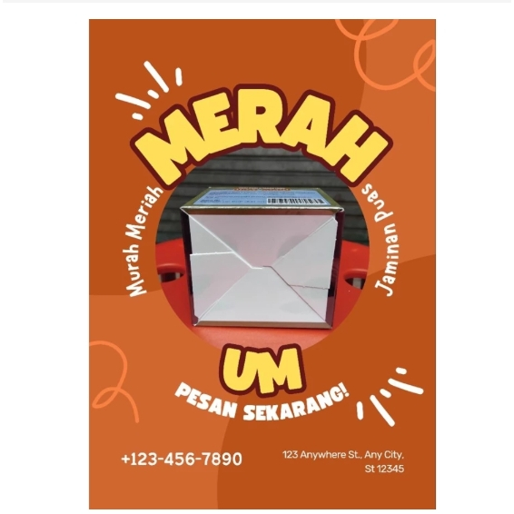 

Stiker UMUMUM warna merah