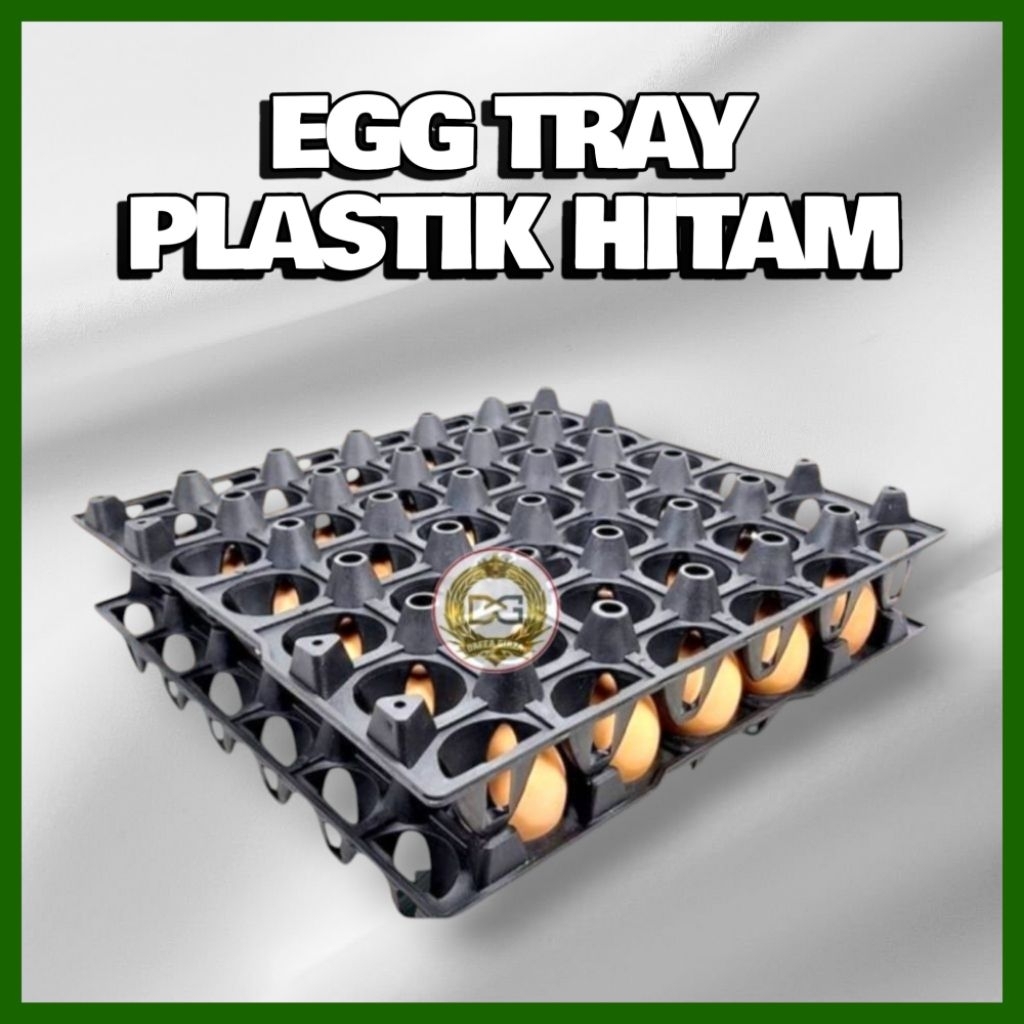EGG TRAY PLASTIK HITAM BESAR 30 BUTIR/TRAY TELUR AYAM,BEBEK PLASTIK