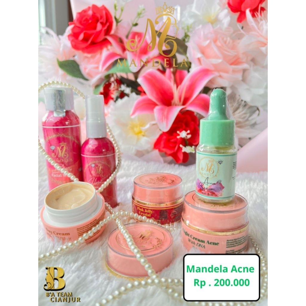 ORIGINAL MBC PAKET SKINCARE MANDELA BEAUTY CARE PAKET MBC GLOW BRIGHT BRIGHTENING WHITENING PAKET NO