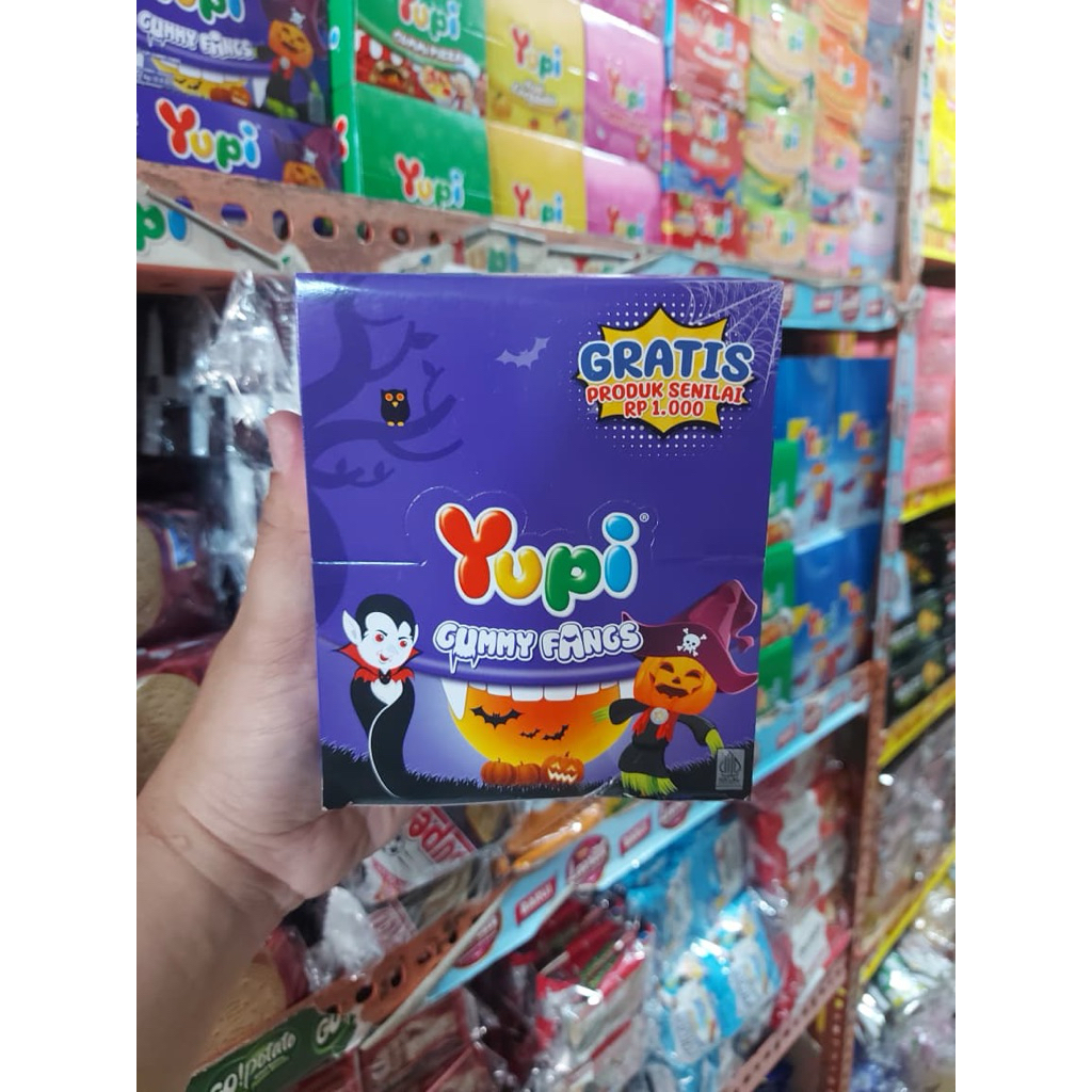 

PERMEN YUPI BABY BEAR, VAMPIRE, STAR 500an | ISI 24 PCS