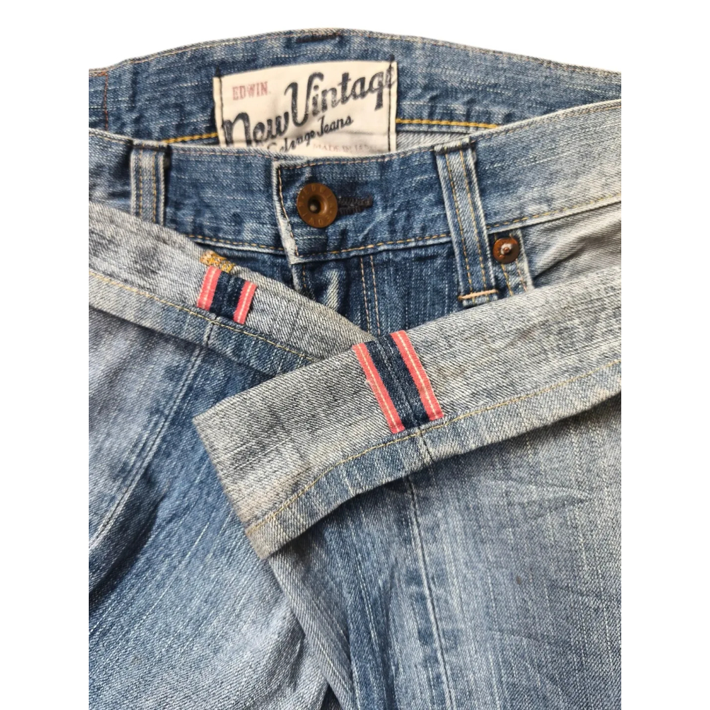 EDWIN SELVEDGE - Celana Panjang Jeans Celana Panjang Celana Panjang Denim Pria Size 35