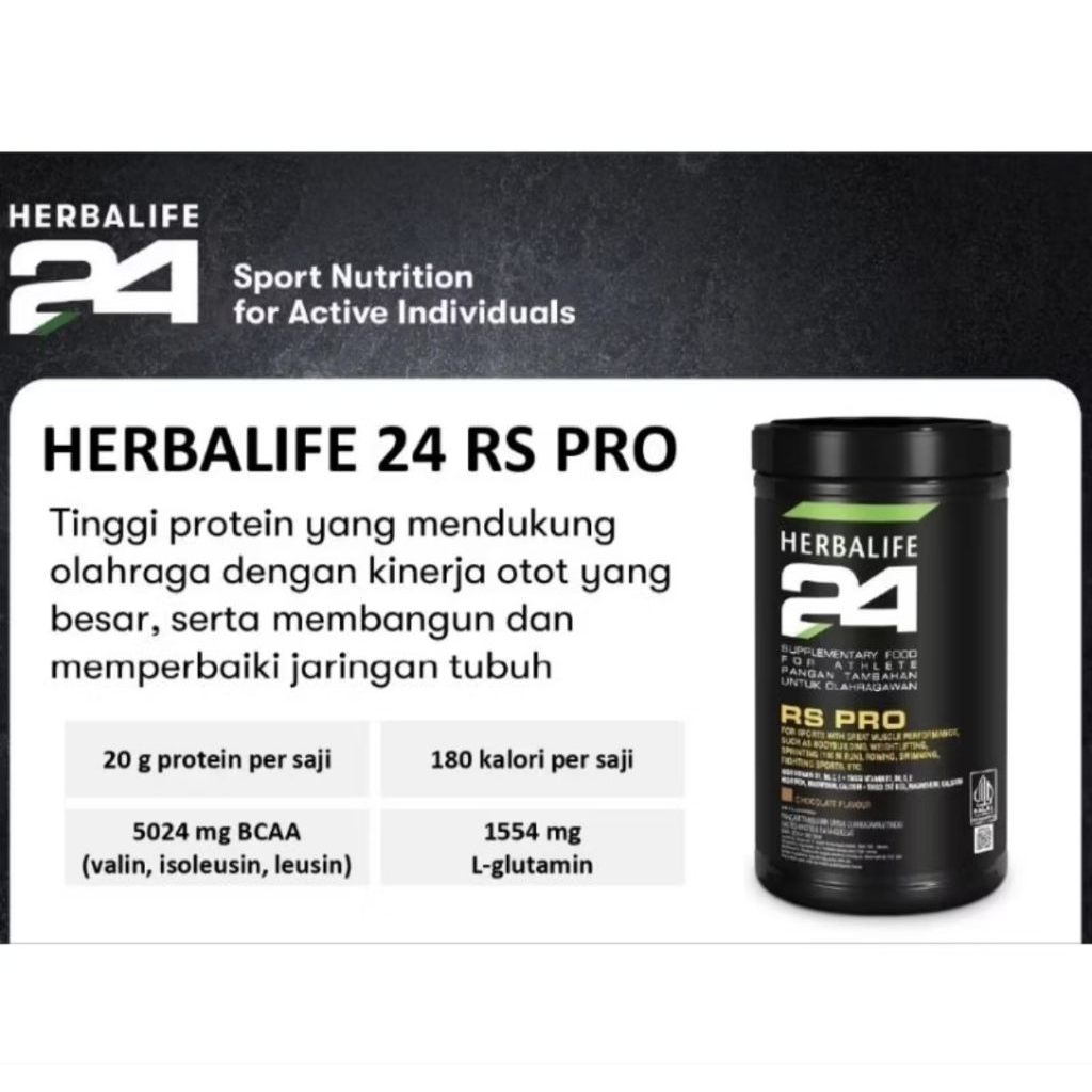 [LEPAS LABEL] HERBALIFE H24 RS PRO / HERBAL 24 REBUILD STRENGTH PRO SPORT / FITNESS / GYM / SUSU PRO