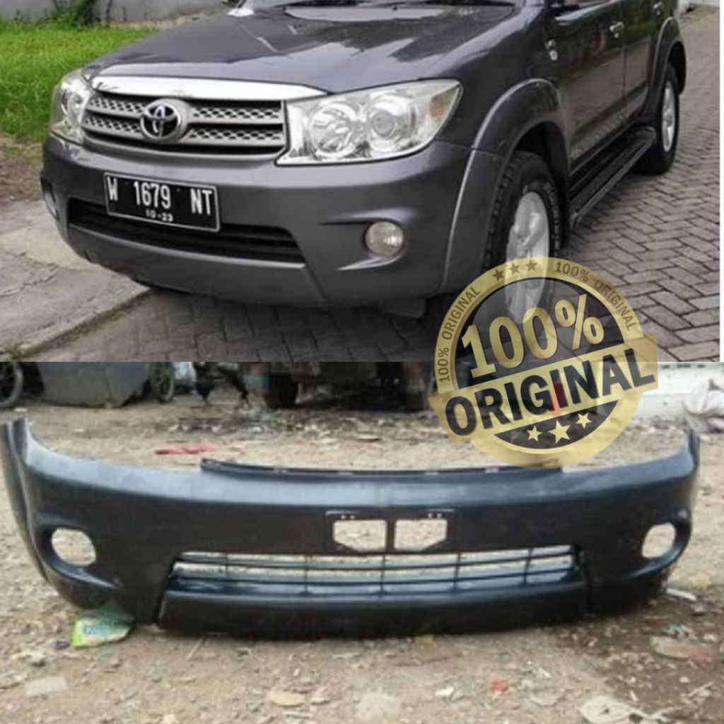 bumper bemper depan toyota fortuner 2009 2010 2011 original copotan