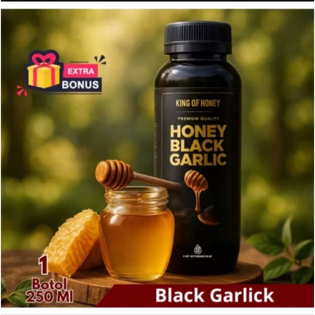 

Madu Black Garlic Bawang Hitam TunggalLanang Premium 250 ml Honey Kesehatan Penambah Stamina Dan Daya Tahan Tubuh