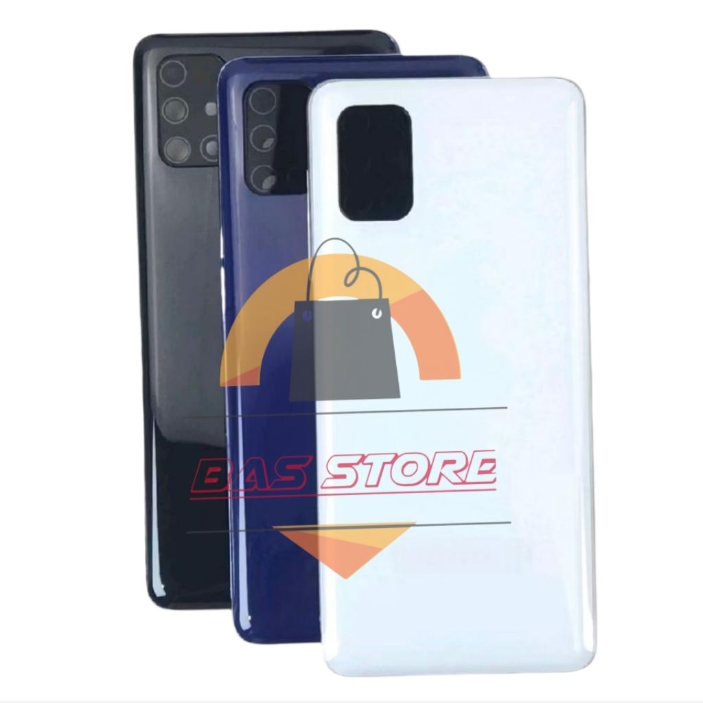 BACK CASING - HOUSING COMPATIBLE UNTUK SAMSUNG M51 M515F BACKDOOR FULLSET + BEZEL