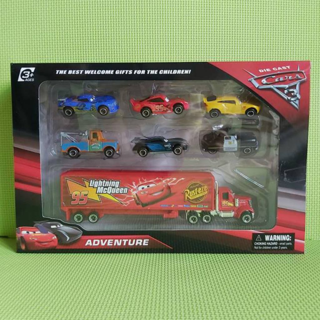 Mainan anak Mobil Truck Mcqueen diecast import