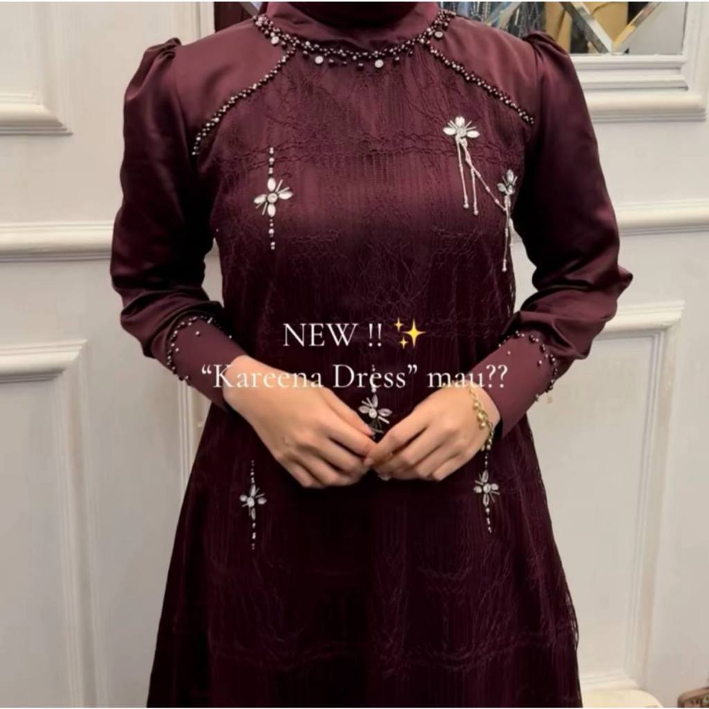 Kareena Dress – Koleksi Terbaru Gamis Pesta Elegan Muslimah