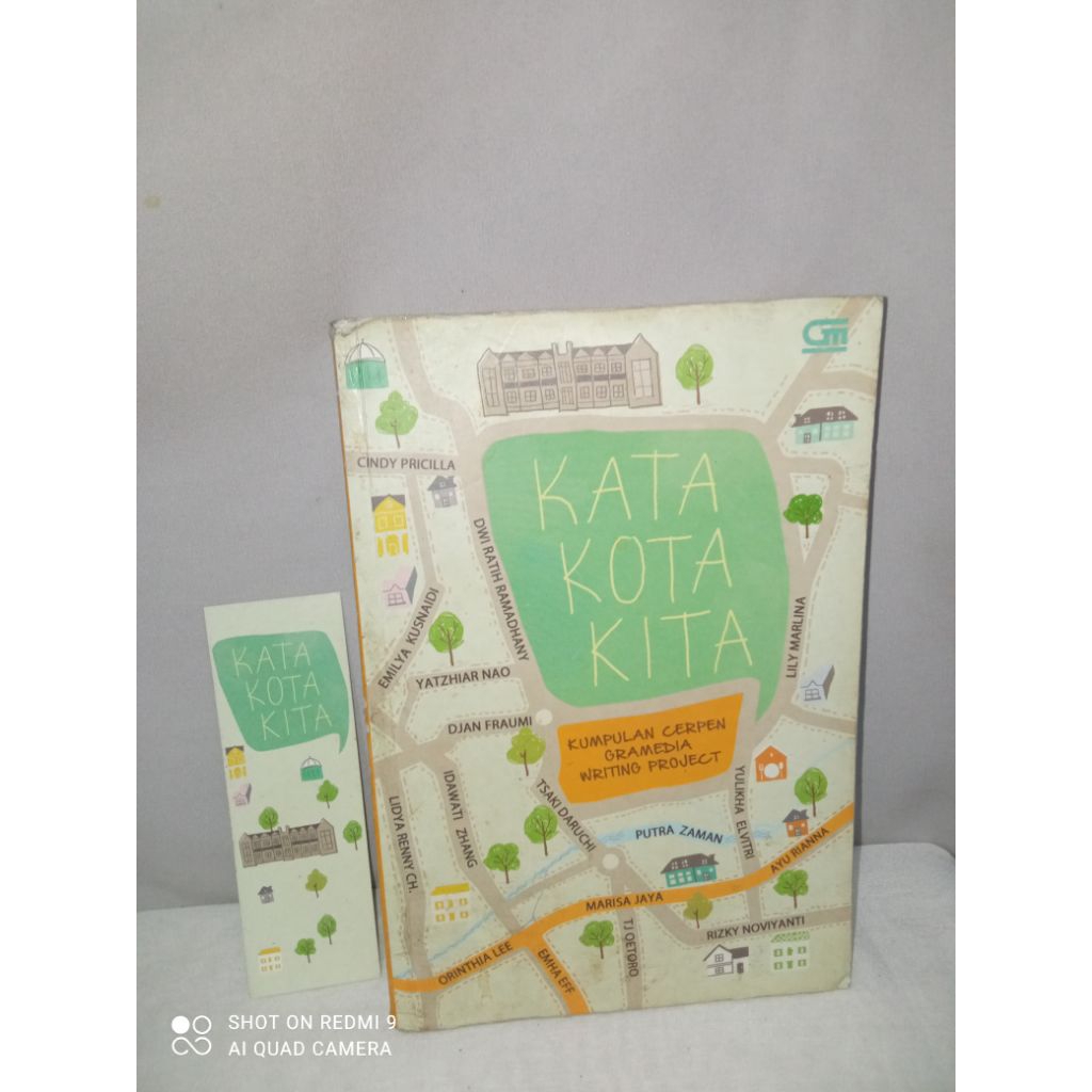Preloved ORIGINAL Novel Kata Kota Kita by 17 Penulis Bekas Penerbit Gramedia Second Unhaul PL Buku M