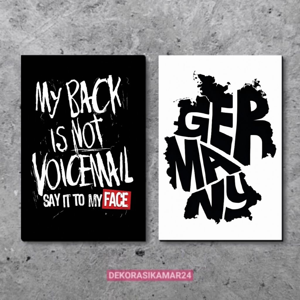 Hiasan dinding kamar aesthetic Poster motivasi kata kata Pajangan  - Wall decor