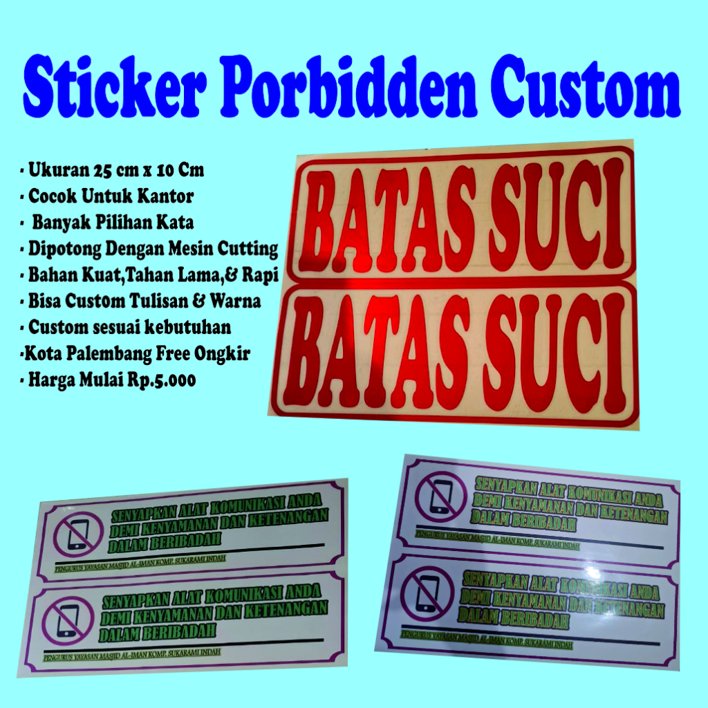

JASA CUSTOM STIKER TULISAN