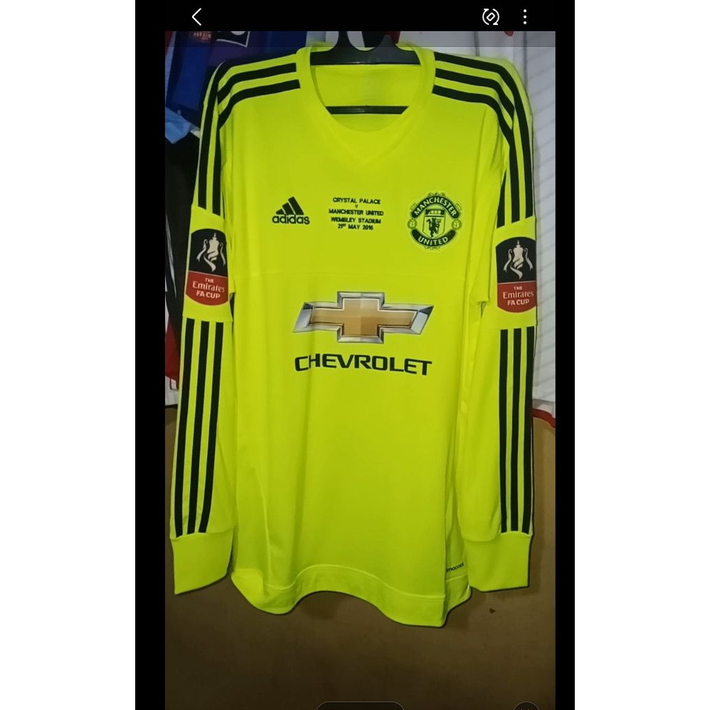 JERSEY MANC UNITED GK LS FINAL FA 2016 ORIGINAL