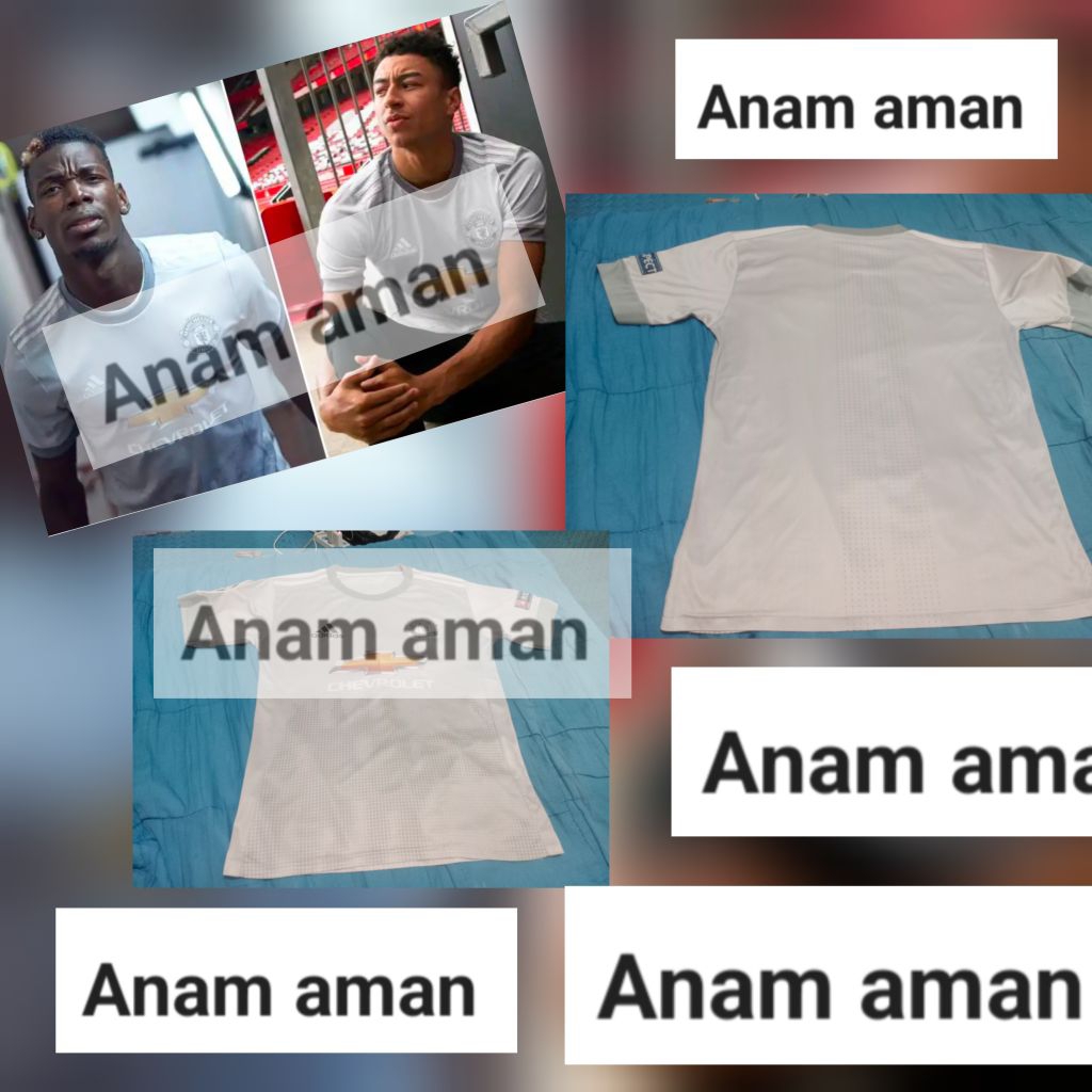 second bekas produk second jersey second ukuran L printing lokal Manchester United ini ada minusnya 
