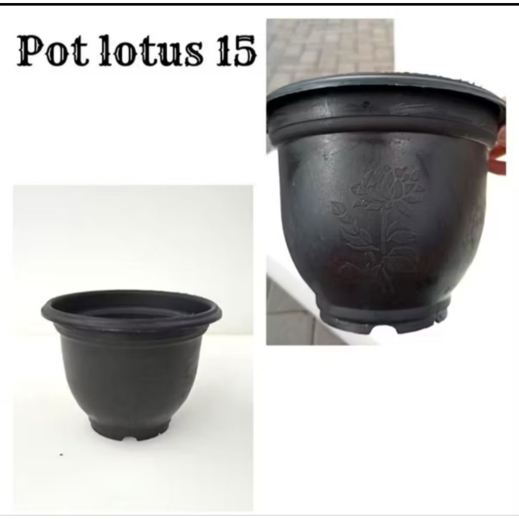 Piring lotus / Vas bunga / Pot tanaman 15