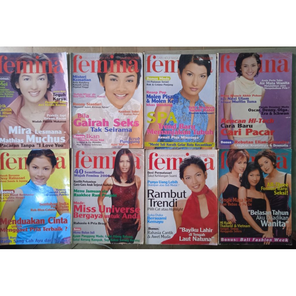 Majalah Femina Edisi Tahun 2000 (2)