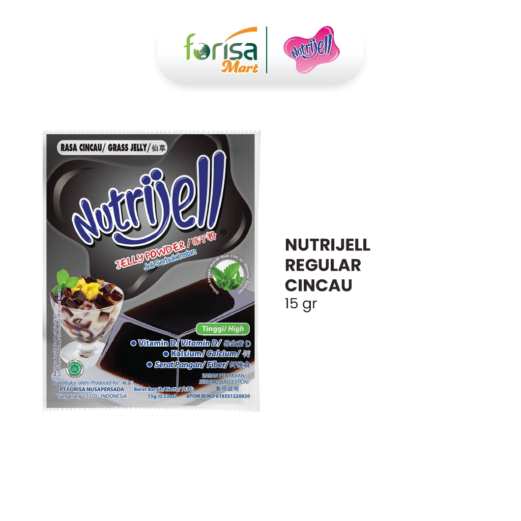 

Nutrijell Reguler Cincau Hitam 15gr - 1 Sachet