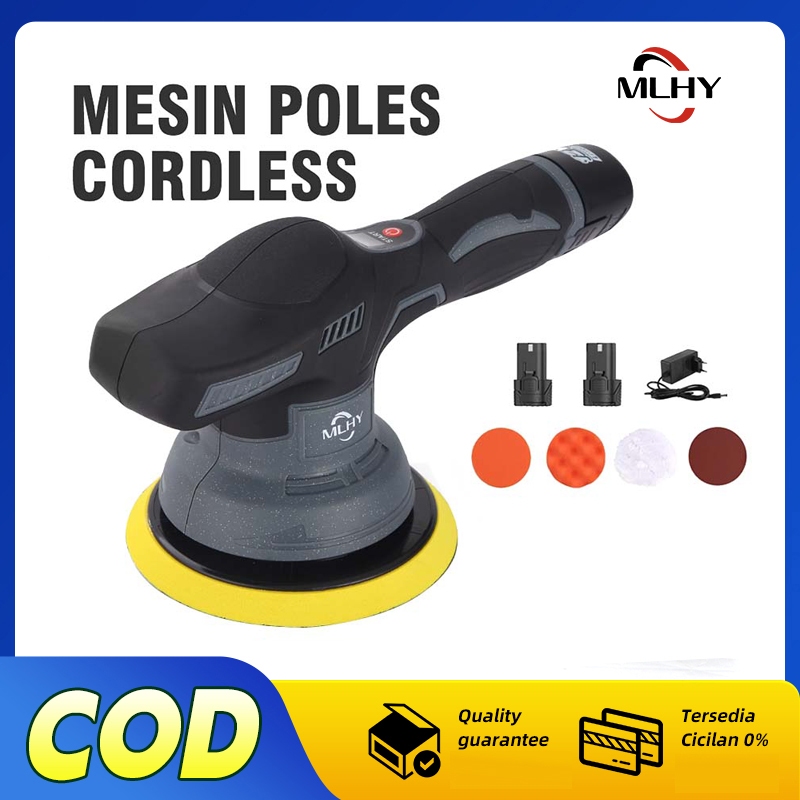MLHY Cordless Mesin Poles 12V Polisher Machine 6" Multifungsi  Electronic  polisher  body motor bate
