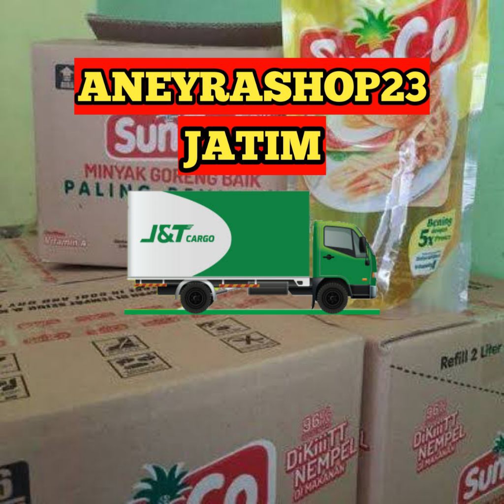 

(KHUSUS CARGO)MINYAK GORENG SUNCO KEMASAN 2LITER SIAP KIRIM