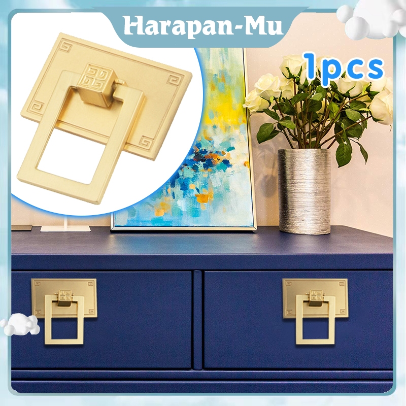 Gagang Pintu Lemari Mewah Paduan Seng / Gagang Laci Handle Lemari Gold / Hendel Laci