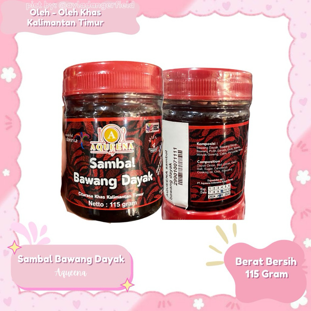 

Aqueena Sambal Bawang Dayak: Cita Rasa Pedas Otentik dari Borneo