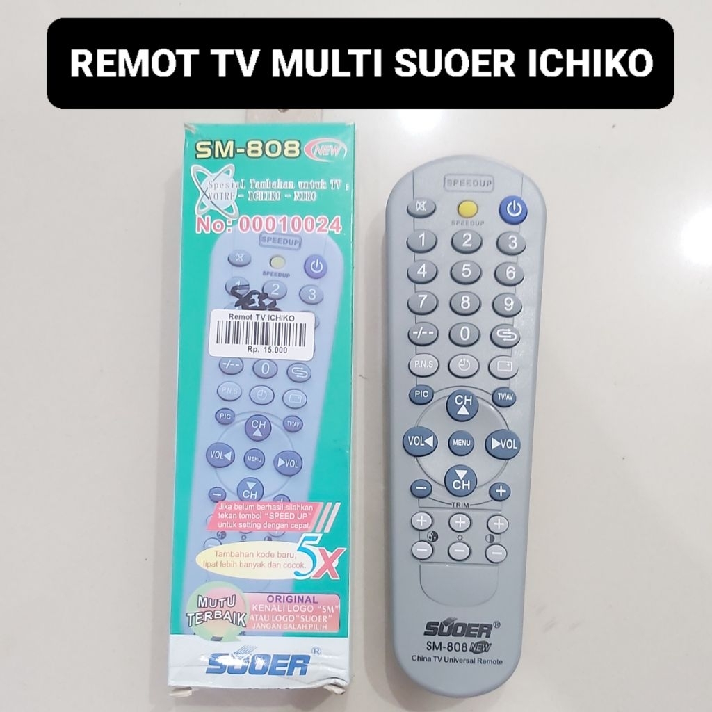 Remot TV Tabung China ICHIKO Multi Niko Suoer