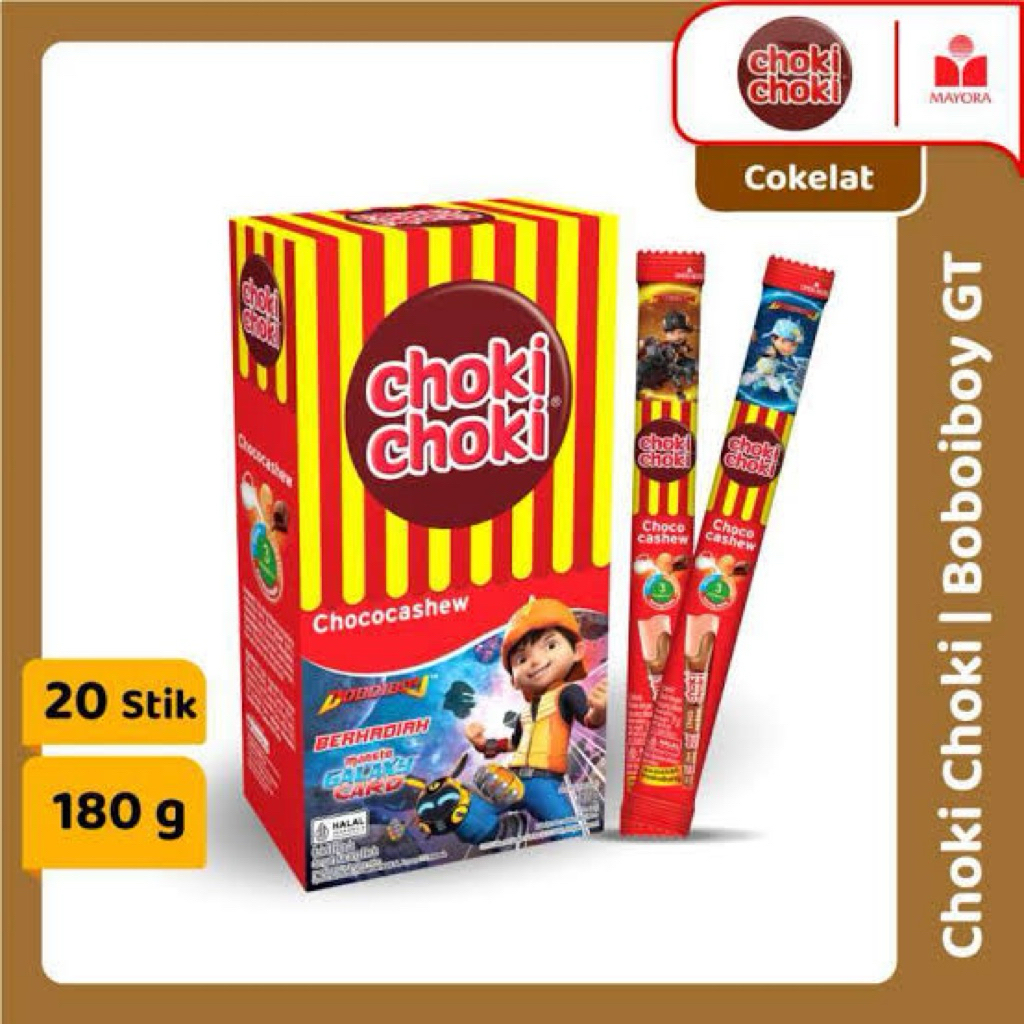 

Choki choki edisi boboiboy | isi 20 stik