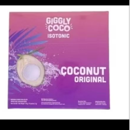 

minuman kelapa 15 sachet giggly coci coconut isotonic
