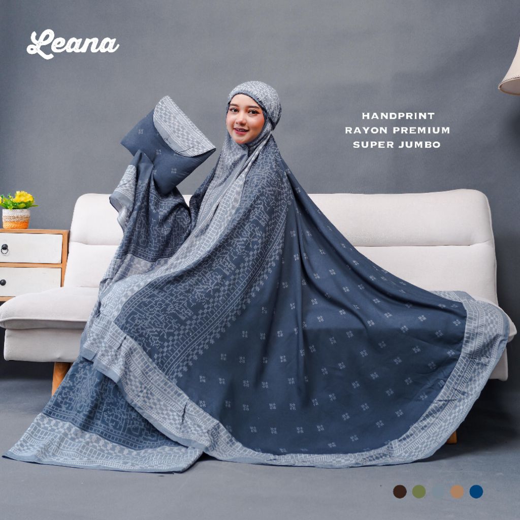Mukena Dewasa Super Jumbo Bahan Katun Rayon Premium Lembut Adem Nyaman Jatuh Dan Dingin