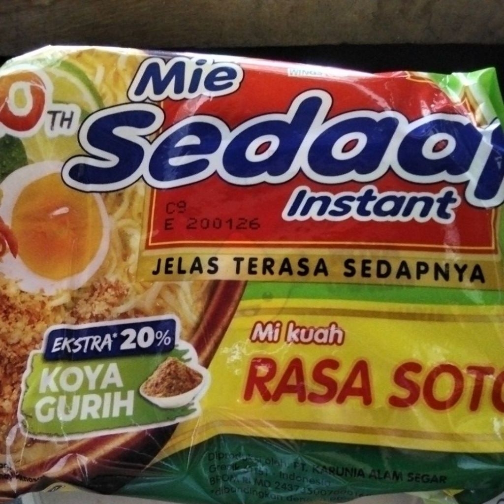 

Mi kuah rasa soto