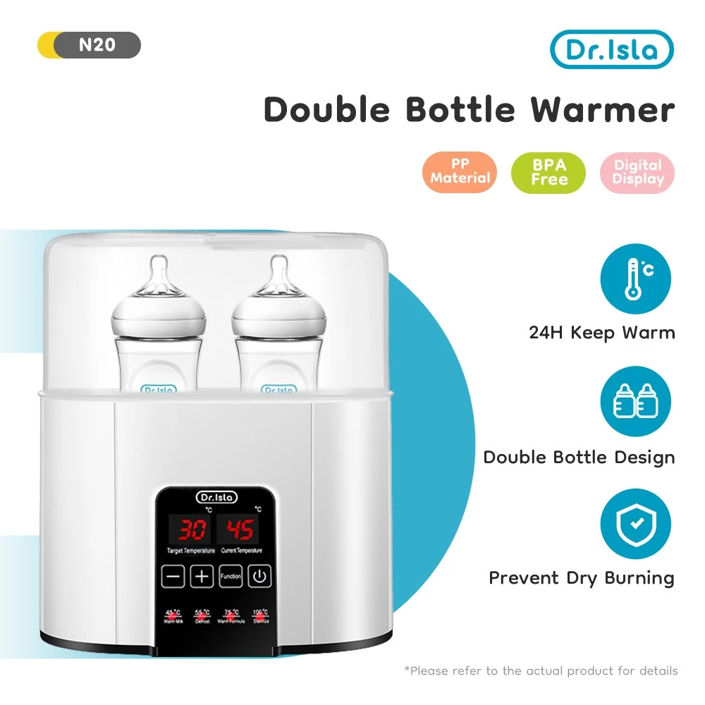 Dr.isla Sterilizer Botol Bayi Bottle Warmer 200ml Baby Safe Sterilizer Dot Bayi Botol Susu Penghanga