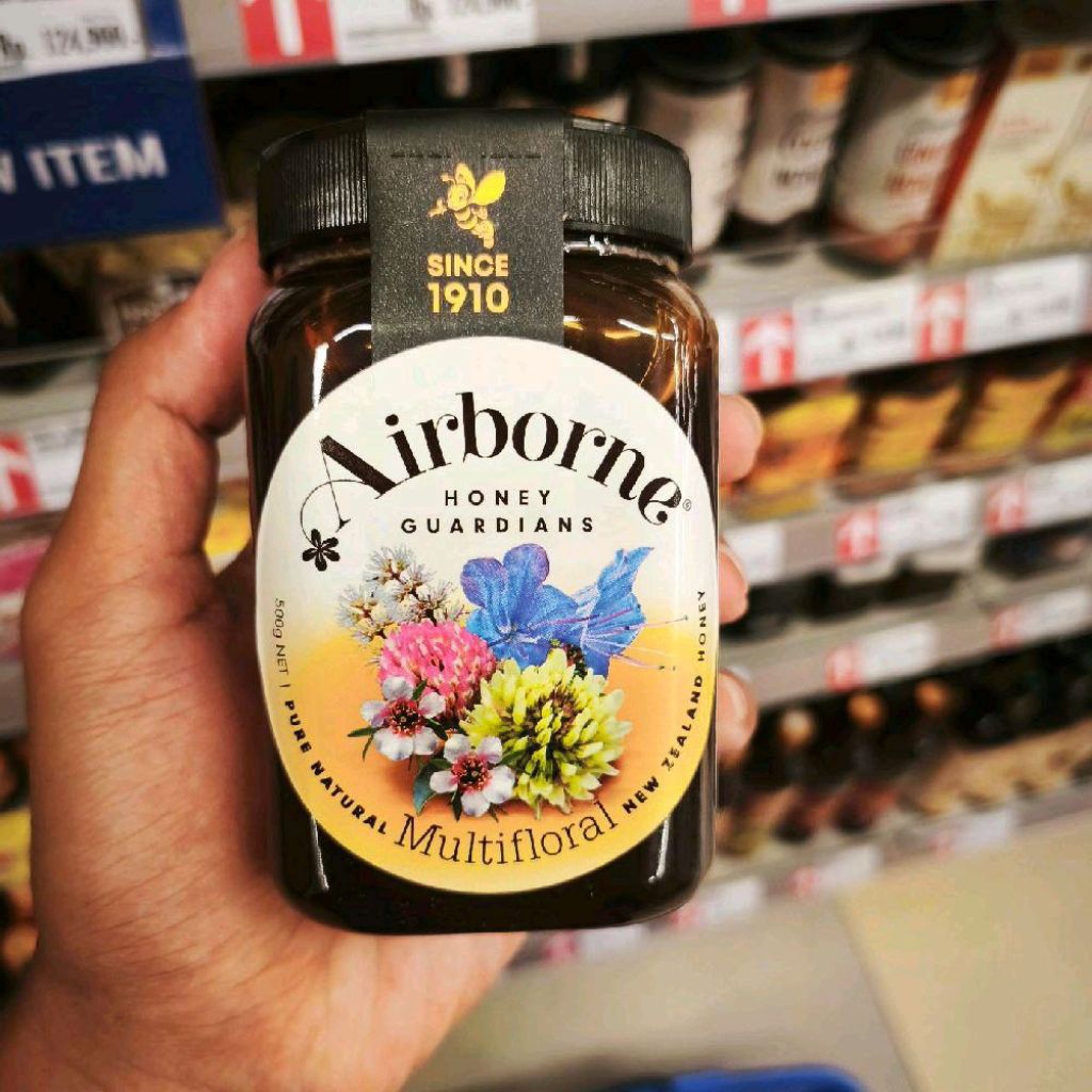 

madu airborne honey Guardians multifloral new Zealand 500 gram