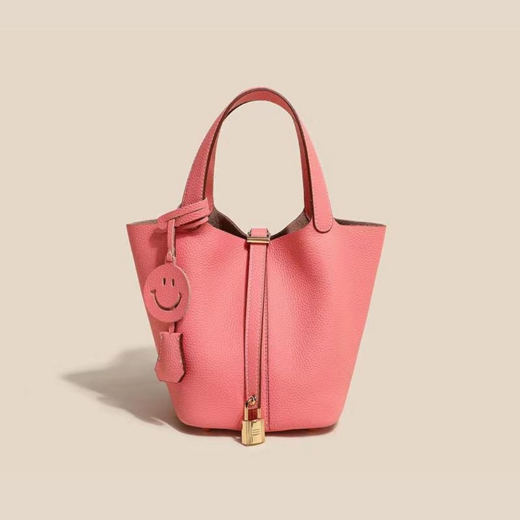 Pico Bag Tas Wanita Picotin Kulit Asli Handbag Leather Tas Keranjang