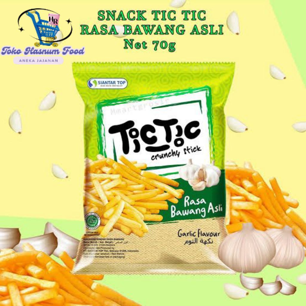 Snack Tic tic Renceng 20 gr, isi 10 bks