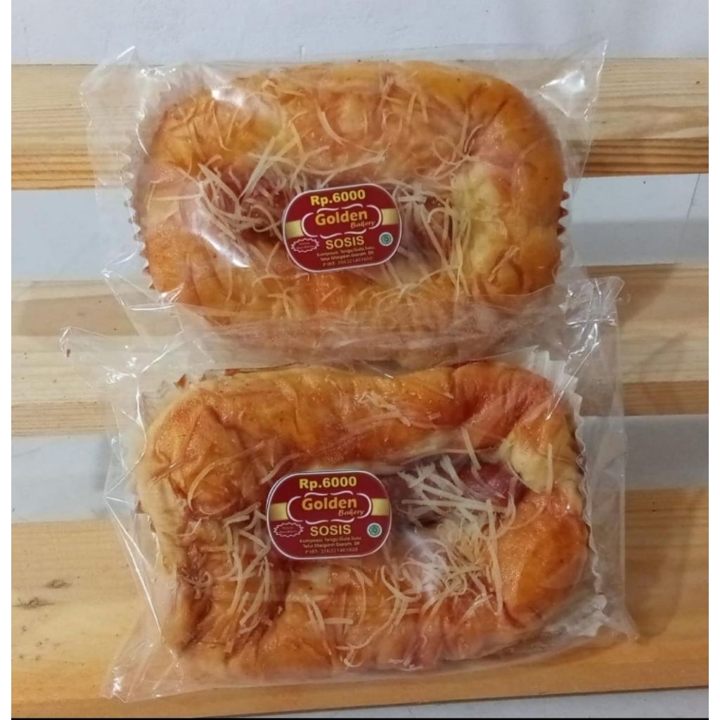 

ROTI GOLDEN BAKERY SOSIS & KEJU PARUT