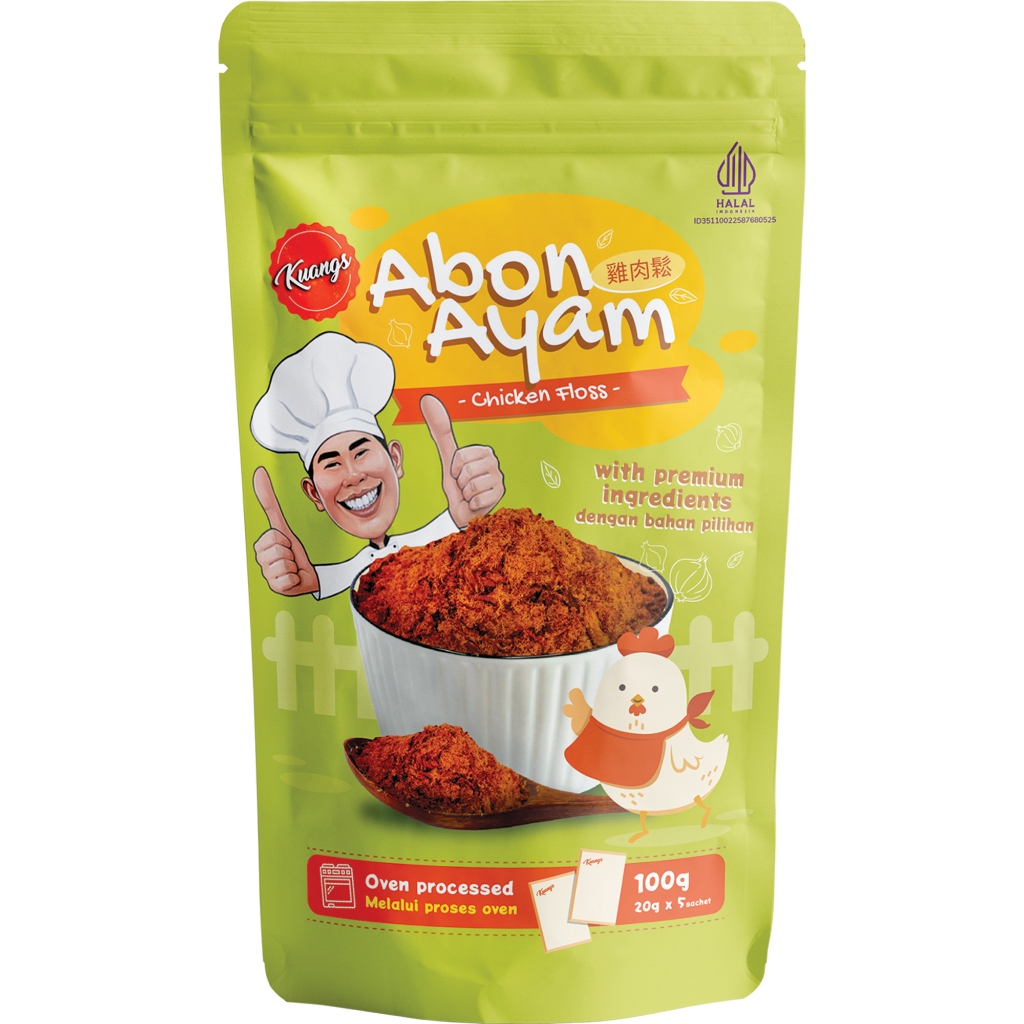 

KUANGS ABON AYAM - KUANGS PREMIUM CHICKEN FLOSS - 100g