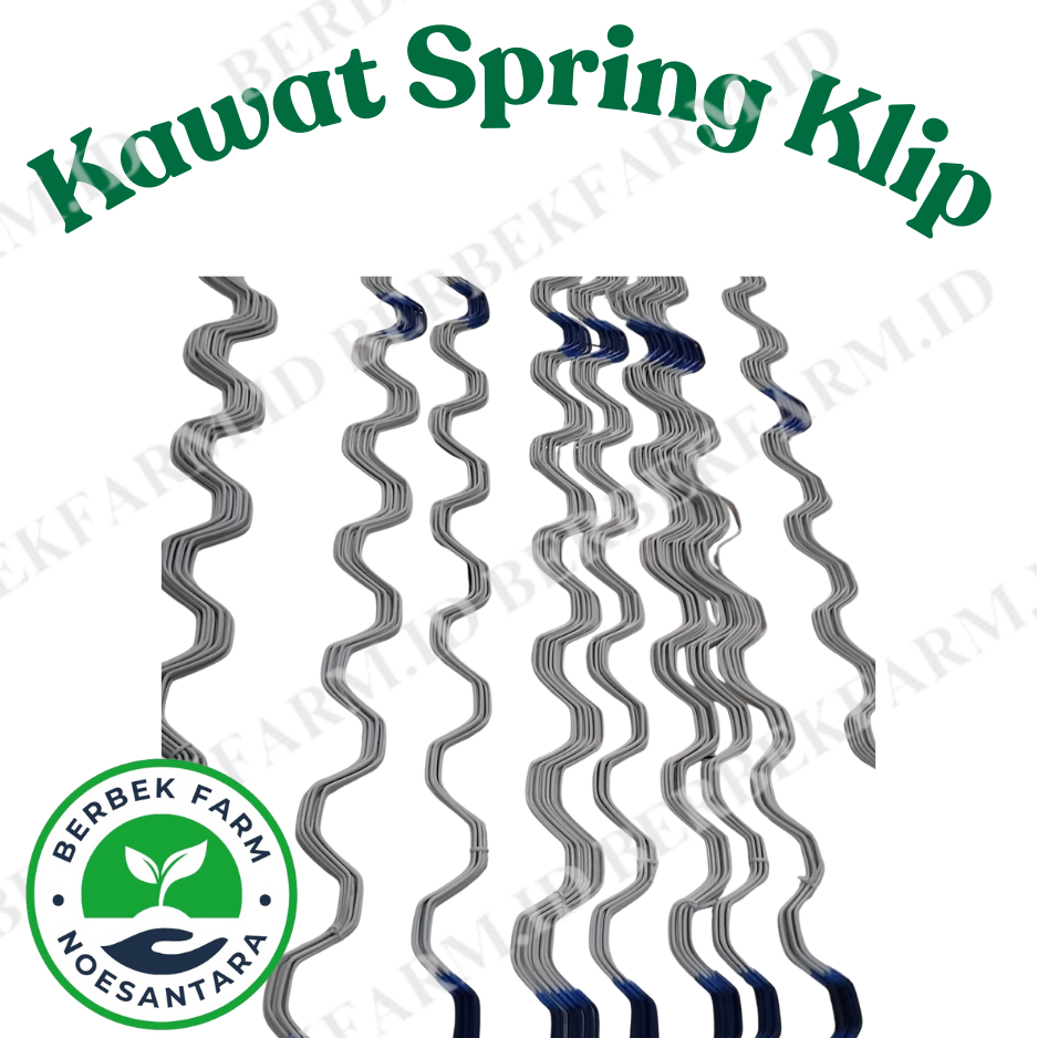 Kawat Spring Clip Penjepit Plastik UV Greenhouse