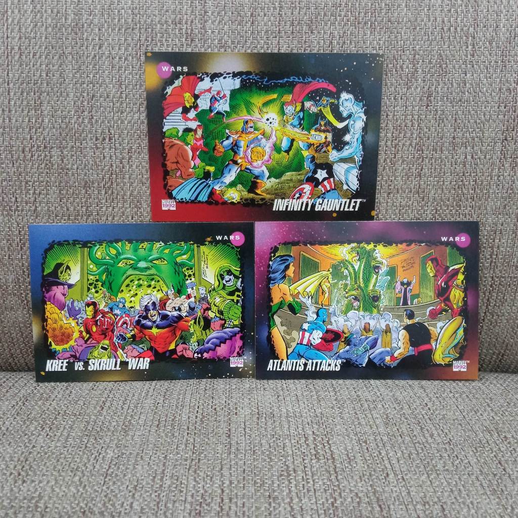 Kartu MARVEL 1992 WARS Series Trading MARVEL Card