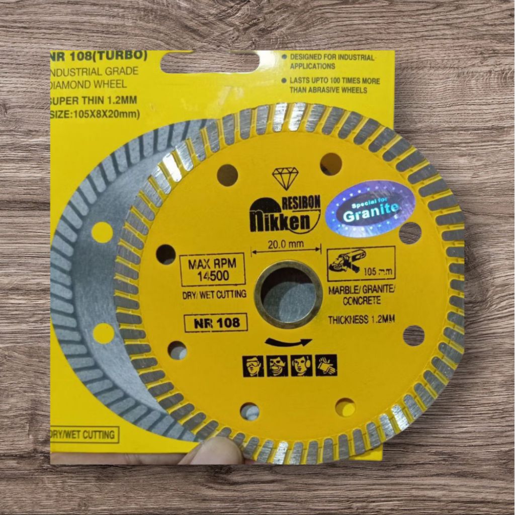 potong granit nikken resibon basah kering