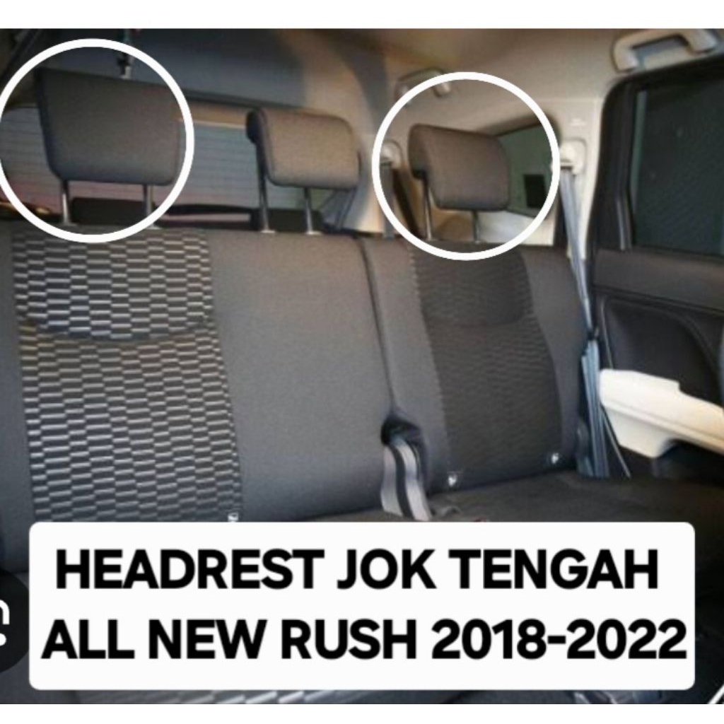 HEADREST JOK TENGAH ALL NEW RUSH TERIOS 2018-2022