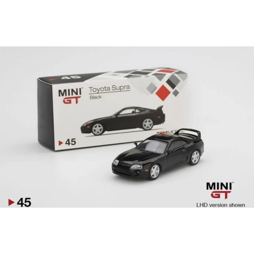 Mini GT 1:64 Toyota Supra Black No.45