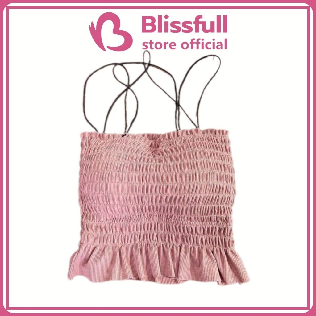 Blissfull - TankTop Crop Top Bra Korean Women