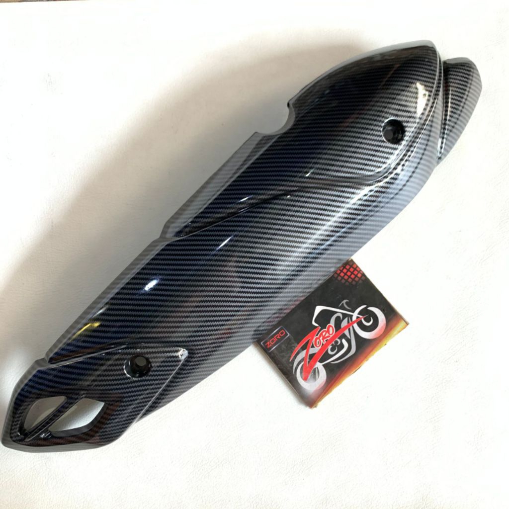 COVER TUTUP KNALPOT NMAX NEW/NMAX TURBO/NMAX NEO/NMAX NEO S/AEROX NEW CARBON IMPORT ZORO