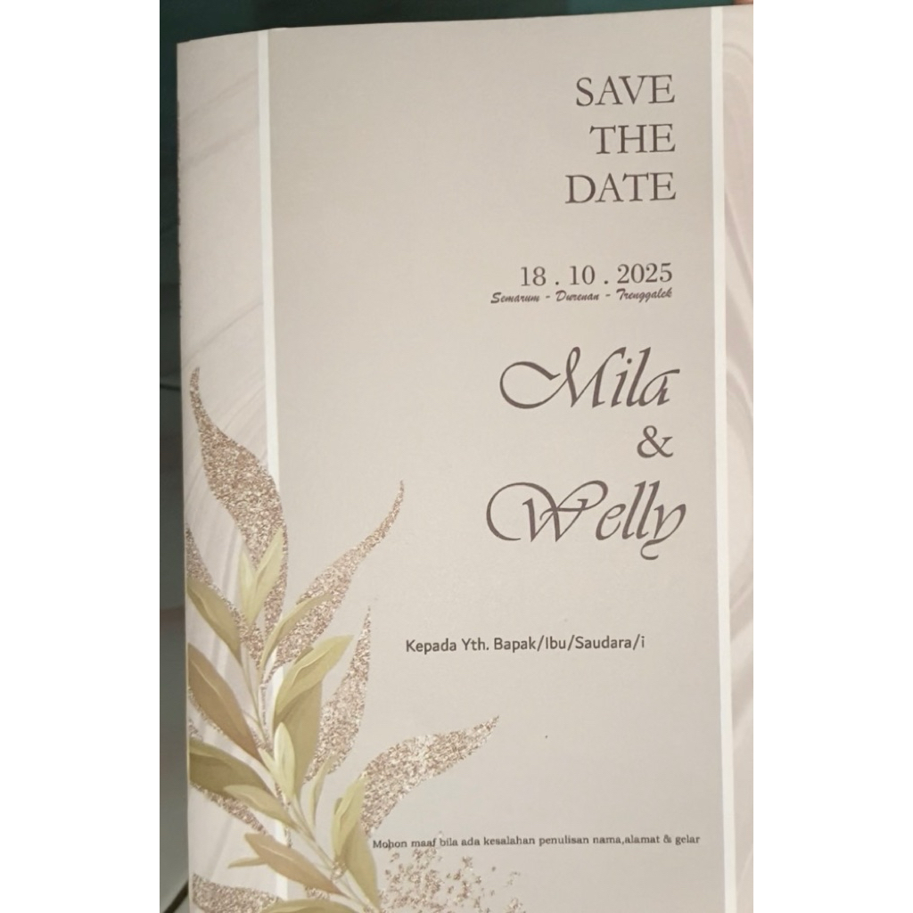 

Undangan model Rayya