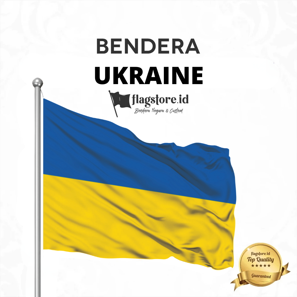 Flagstore.id -  BENDERA NEGARA UKRAINE