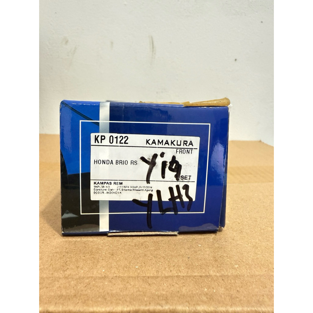 kampas rem depan kamakura honda brio rs 1 set